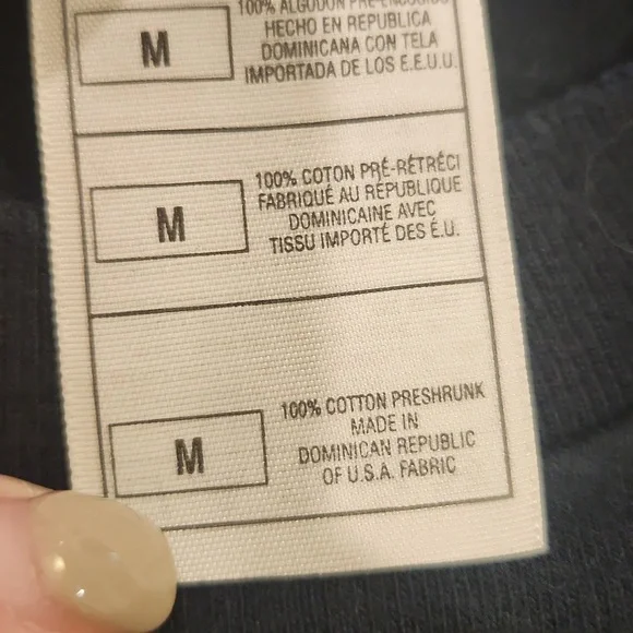 Bold Statement Black Graphic Tee Size M, Can Be Unisex! - Picture 3 of 6